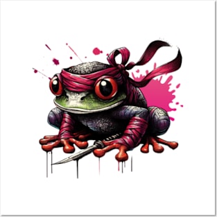 ninja-frog Posters and Art